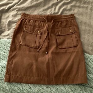 Khaki Mini Skirt